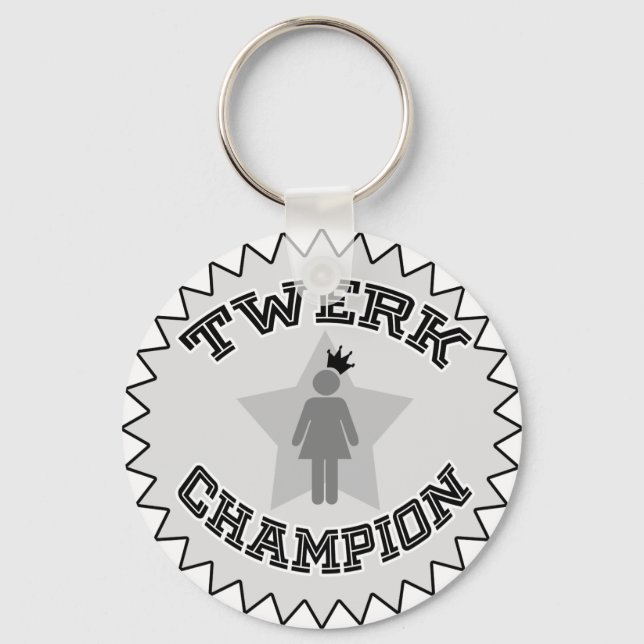 Twerk Champion Key Ring (Front)