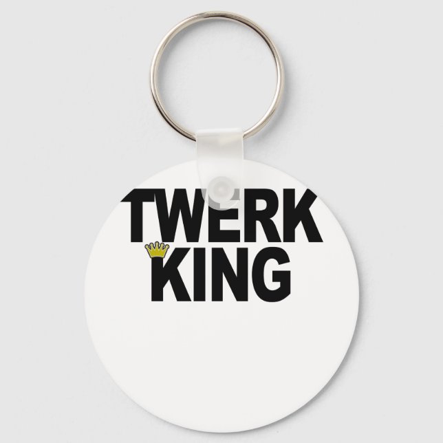 Twerk it! TWERK KING T-Shirts.png Key Ring (Front)