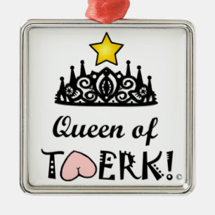 Twerk Star Queen Metal Tree Decoration