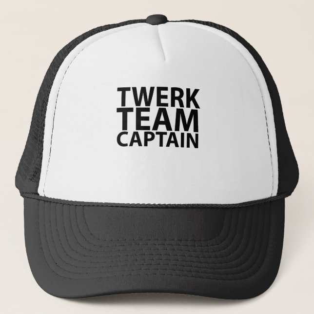 Twerk Team Captain L.png Trucker Hat (Front)