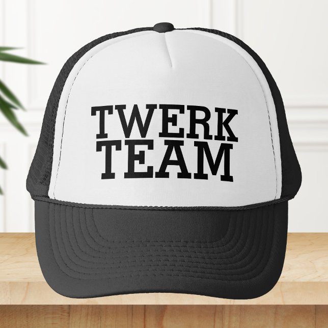 Twerk Team Trucker Hat (Creator Uploaded)