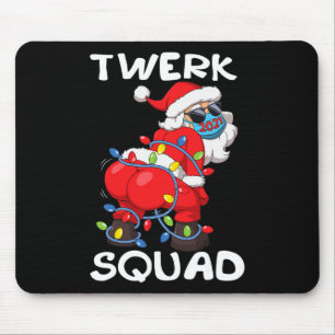 Twerking Santa Claus Christmas Tree Lights Twerk S Mouse Mat