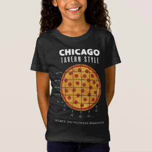 twHistory Regional Pizza Chicago Tavern Style T-Shirt