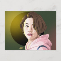 TWICE Chaeyoung Postcard Tiger version