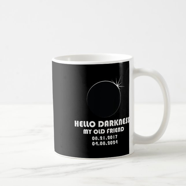 Twice In A Lifetime Total Solar Eclipse 2024  Coffee Mug (Right)