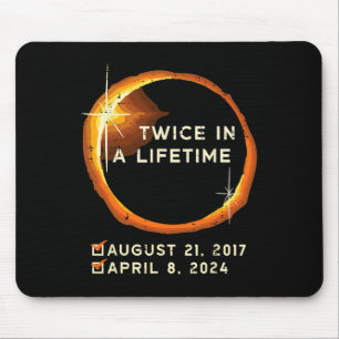 Twice In A Lifetime Total Solar Eclipse 2024 Men W Mouse Mat