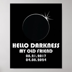 Twice In A Lifetime Total Solar Eclipse 2024 Poster