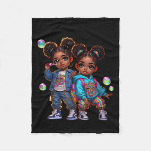 Twice The Attitude Fleece Blanket