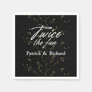Twice the Fun Friends Joint Birthday Double Napkin