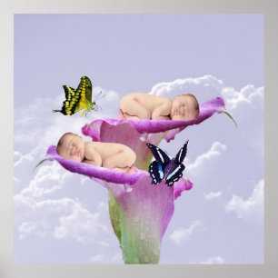 Twice the joy with baby twins poster