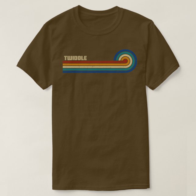 Twiddle Retro Sunset T-Shirt (Design Front)