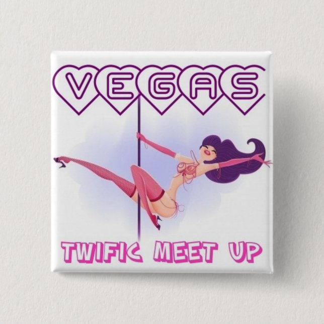 TwiFic Meet up 15 Cm Square Badge (Front)