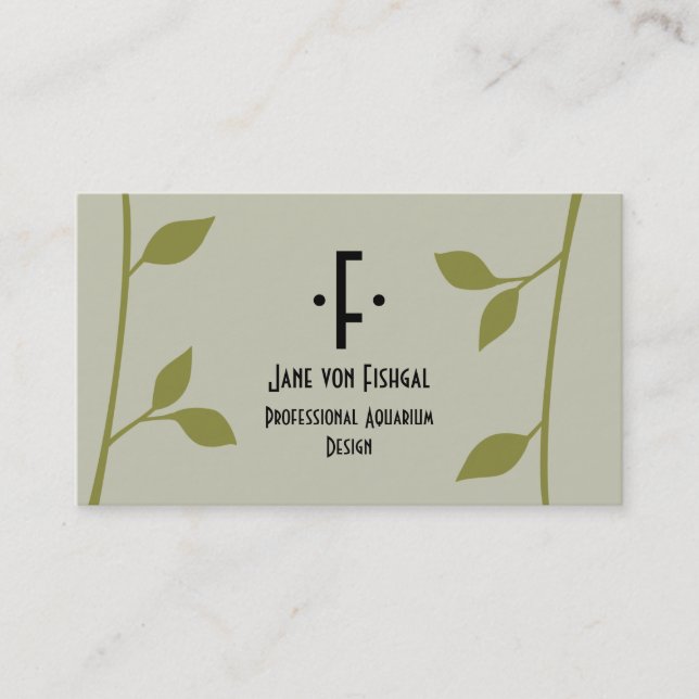 Twig and Leaf Business Card (Front)
