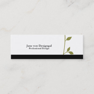 Twig and Leaf Mini Business Card