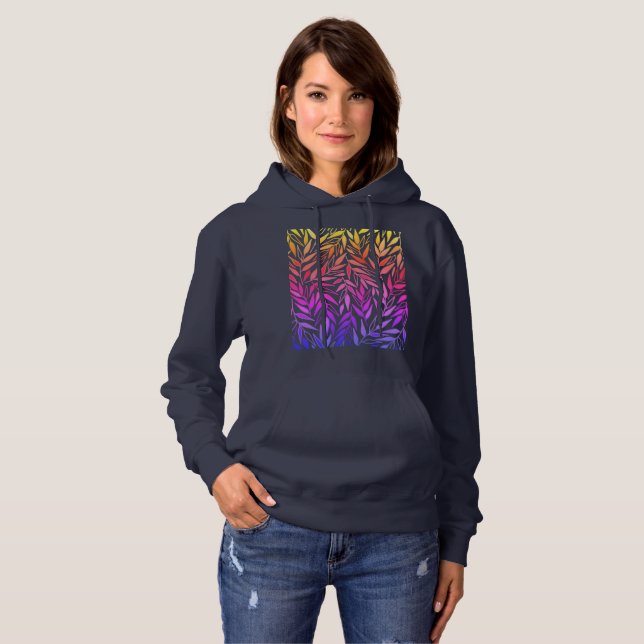 Twig Leaves. Hoodie (Front Full)