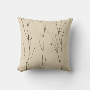 Twig Pattern Throw Pillow