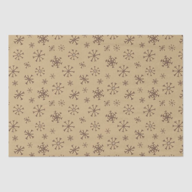 Twig Snowflakes Tissue Paper (Front)
