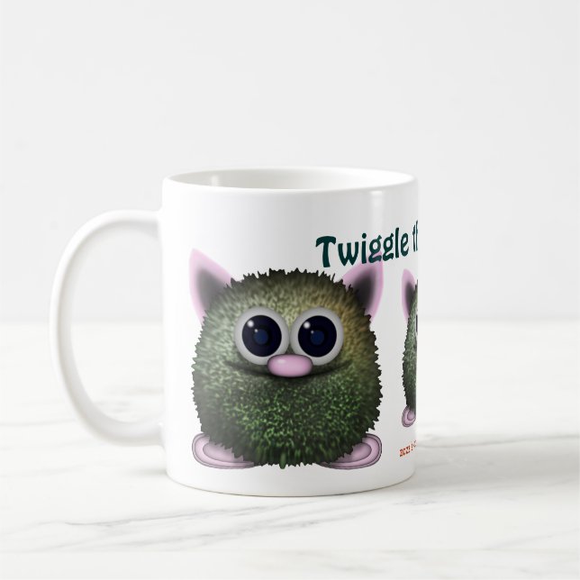 Twiggle the Cuddly Wuzzy-Butt Drink Mug (Left)