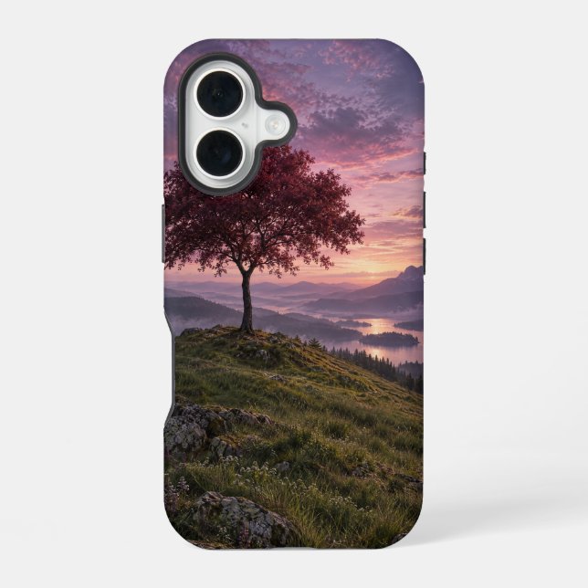 Twighlight Solitude iPhone 16 Case (Back)