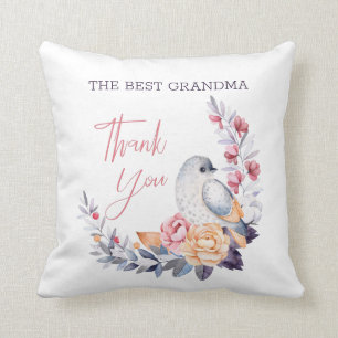 Twigs And Bird Cushion