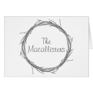 Twigs & Vines Greeting Card