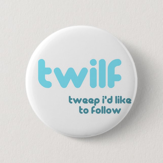 twilf 6 cm round badge (Front)