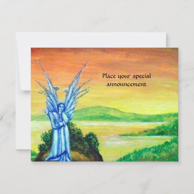 TWILIGHT ANGEL pink purple white brown blue Announcement (Front)