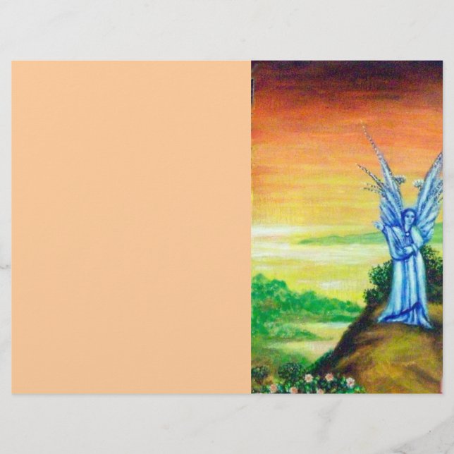 TWILIGHT ANGEL pink purple white brown Flyer (Front)