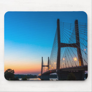 Twilight At Bill Emerson Bridge Mouse Mat