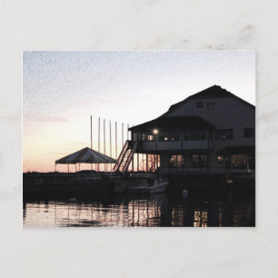 Twilight at lake waterfront, Kingston, Ontario Postcard