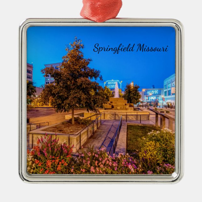 Twilight At Park Central Square Ornament (Front)