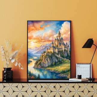 Twilight at the Enchanted Castle Poster