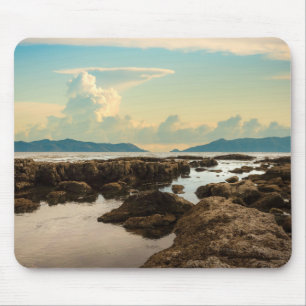Twilight at the Tide Pools at Cabrillo Beach Mouse Mat