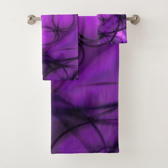 Twilight Bloom Bath Towel Set (Insitu)