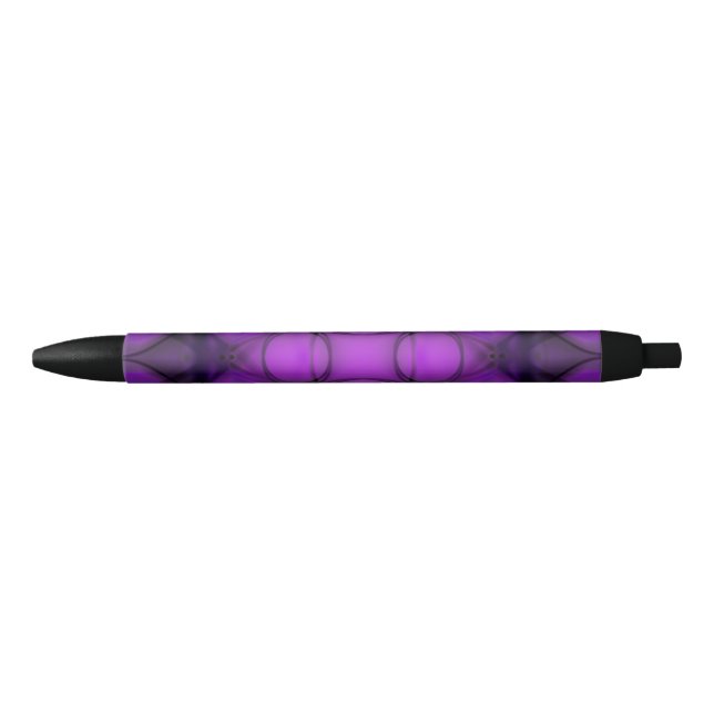 Twilight Bloom Black Ink Pen (Front)