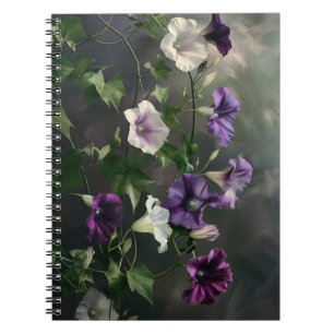 Twilight Blooms: Floral Notebook