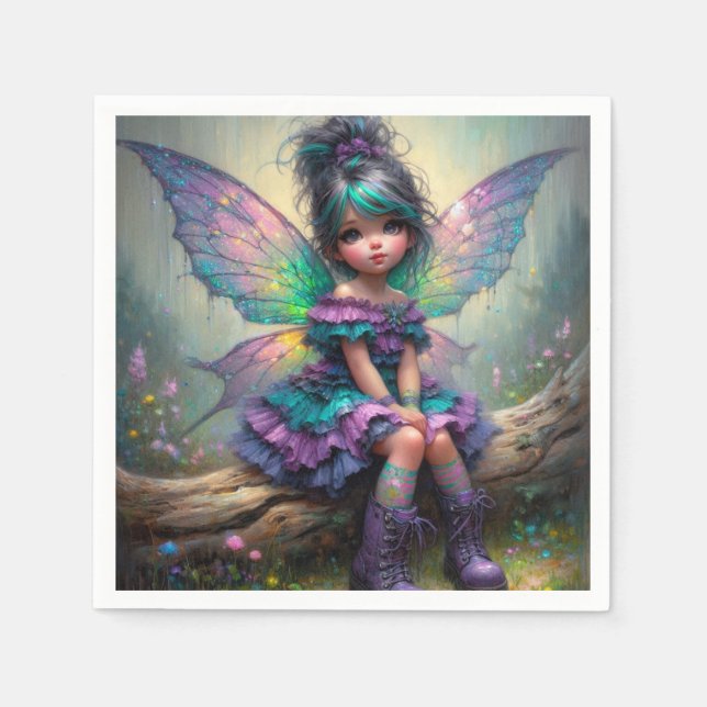  Twilight Blossom Fairy Napkin (Front)
