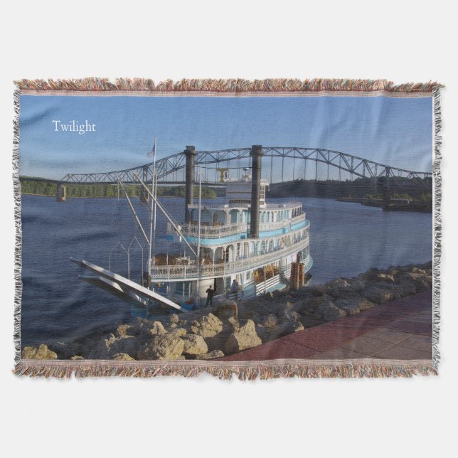 Twilight bow woven blanket (Front)