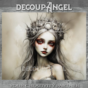 Twilight Bride Christina - Decoupage - Tissue Paper