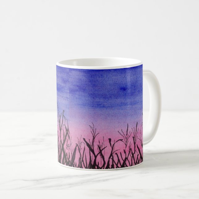 Twilight Corn Field Coffee Mug (Front Right)