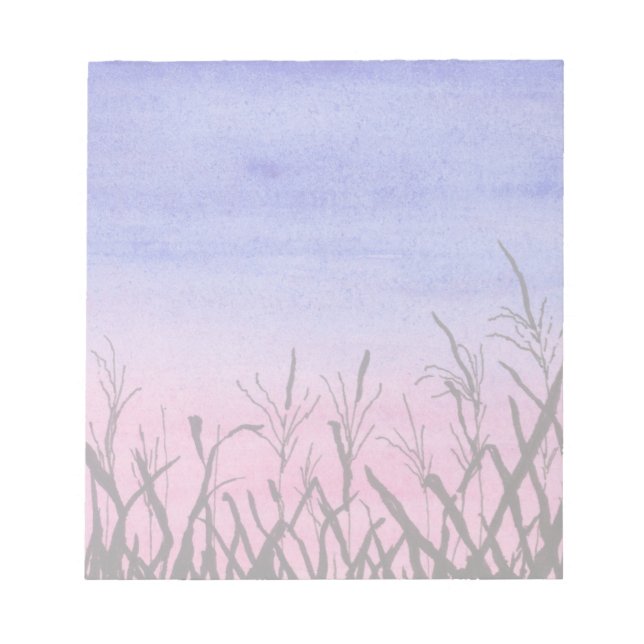 Twilight Corn Field Notepad (Front)