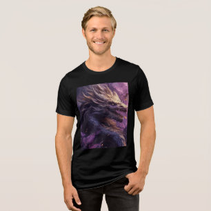 Twilight Dragon in Purple Storm Tri-Blend Shirt