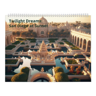 Twilight Dreams: San Diego at Sunset Calendar