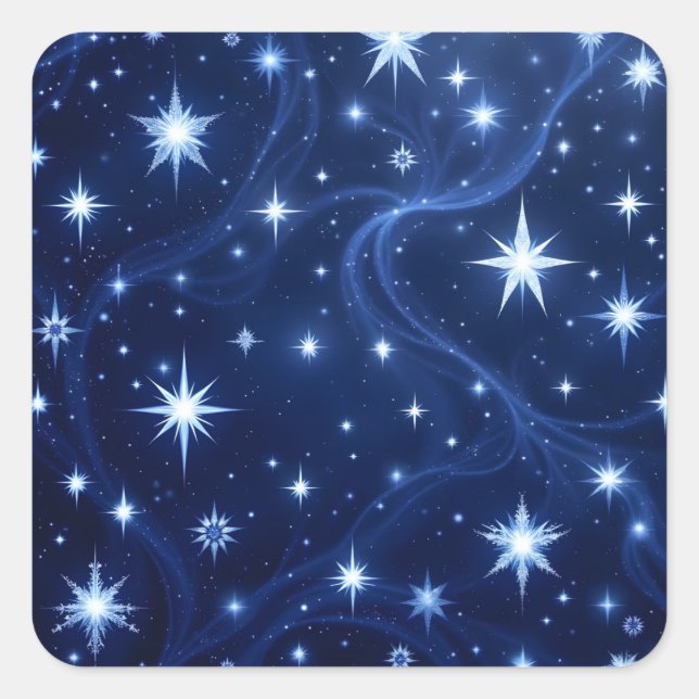 Twilight Drift Square Sticker (Front)