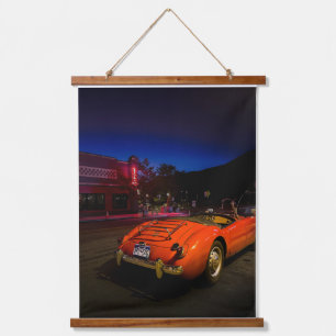 Twilight Drive – Classic MG in Glenwood Springs Hanging Tapestry