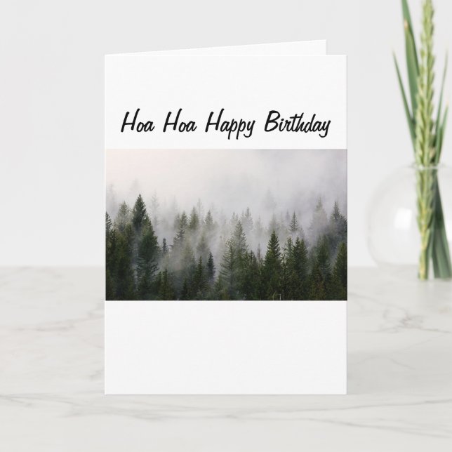 Twilight Fandom Hoa Hoa Happy Birthday Card (Front)