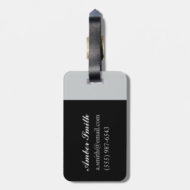 Twilight Fishing 1988 Luggage Tag (Back Vertical)