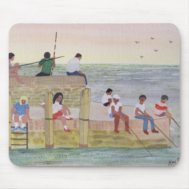 Twilight Fishing 1988 Mouse Mat (Front)