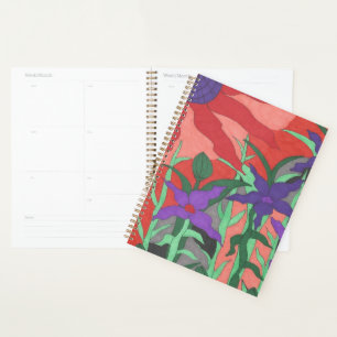 Twilight Floral Garden Planner