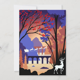 Twilight Forest Christmas Santa Sleigh Announcement